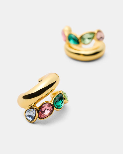 Aurelune Hoop Earrings - Multicolour