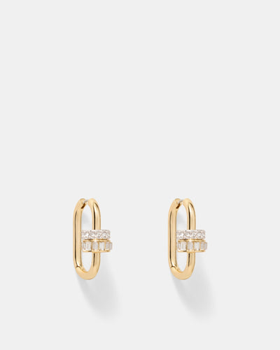 Marla Hoop Earrings - Gold