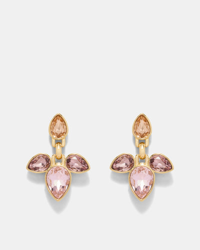 Bumper Pear Earrings - Pink