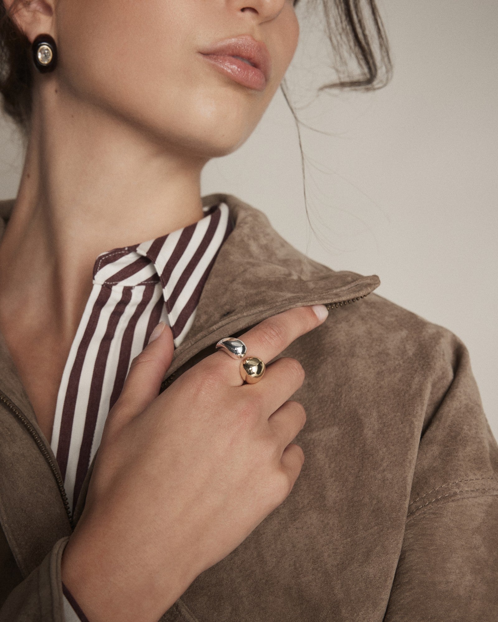 Duetto Ring - Gold Silver