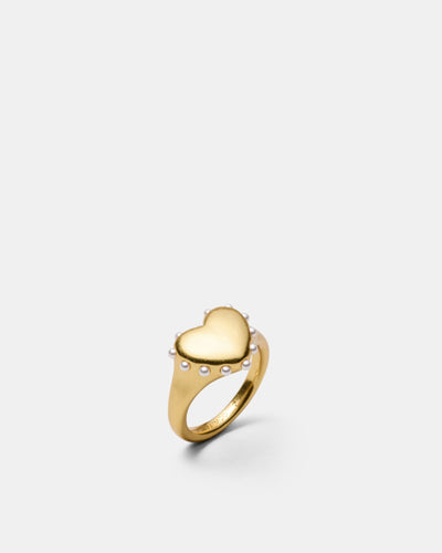 Adore Heart Ring - Gold