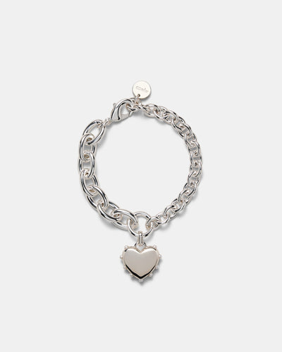Adore Heart Bracelet - Silver