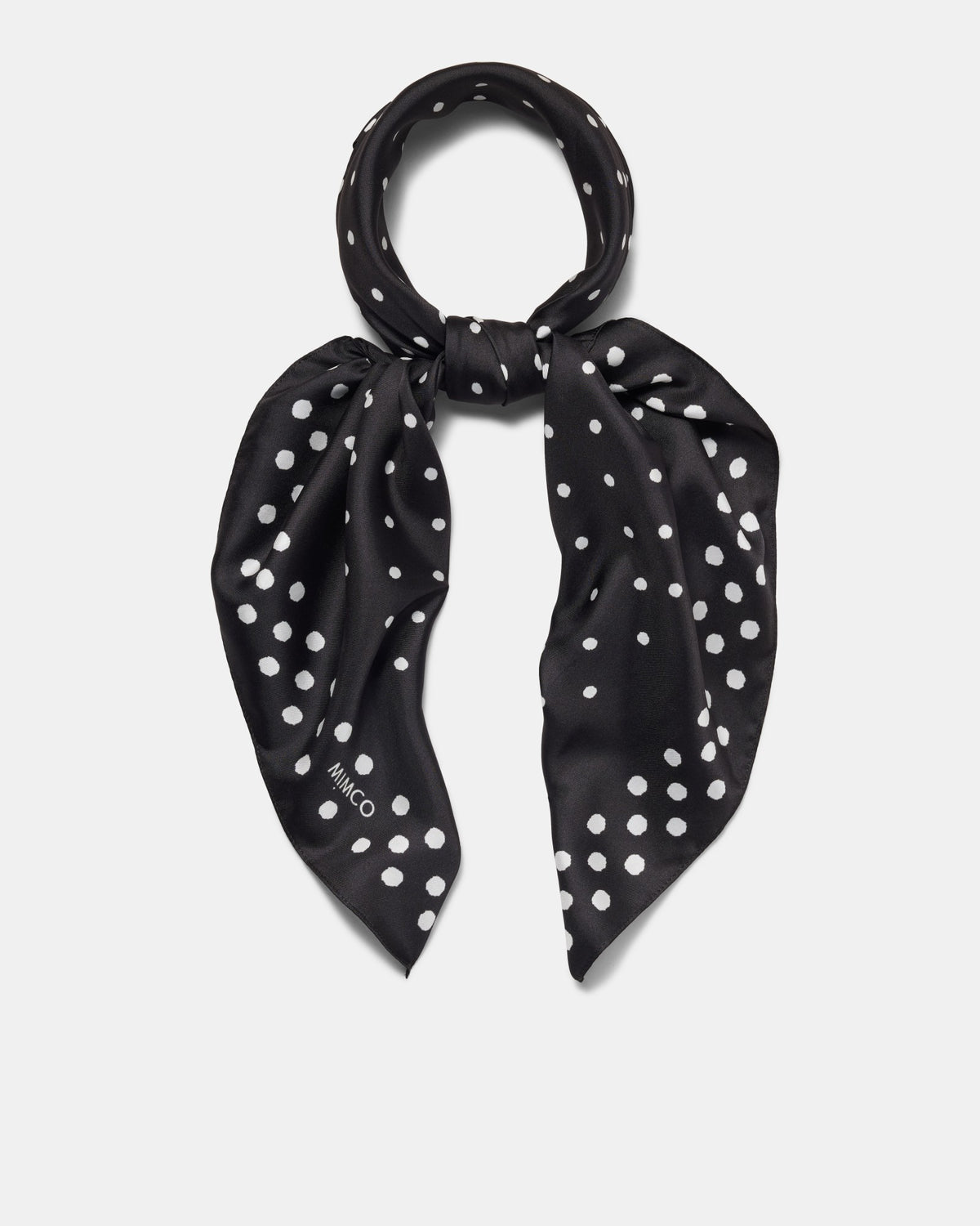 Dizzy Dots Large Scarf - Black