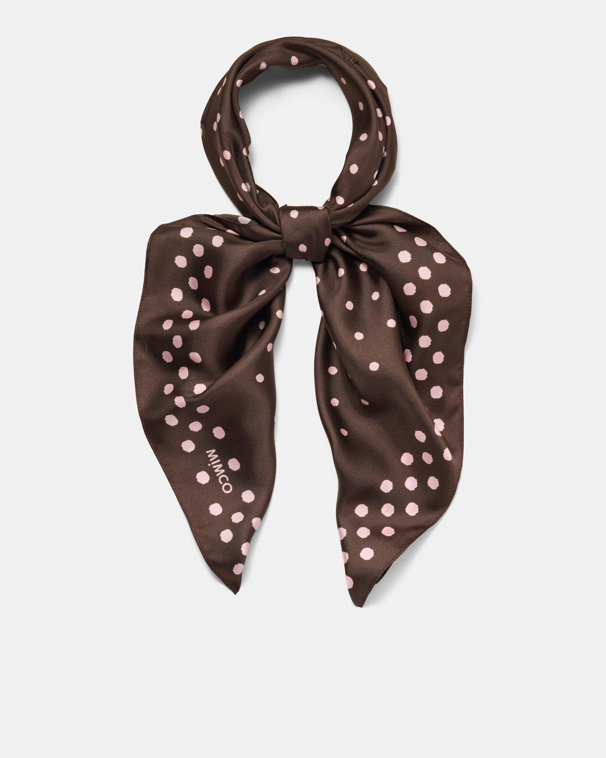 Dizzy Dots Large Scarf - Chocolate