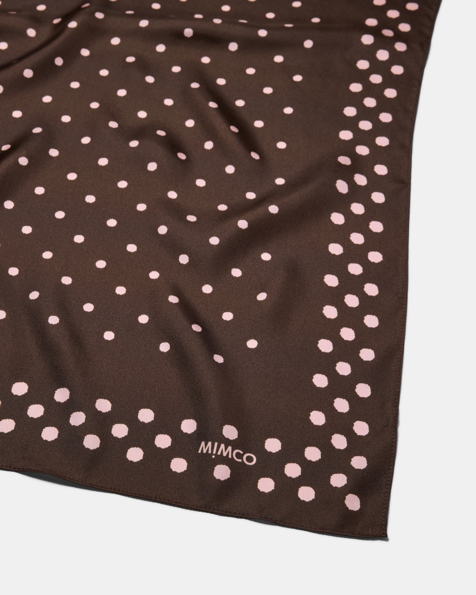 Dizzy Dots Large Scarf - Chocolate