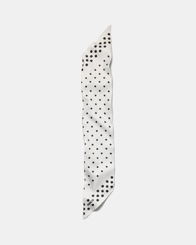 Dizzy Dots Thin Scarf - Black