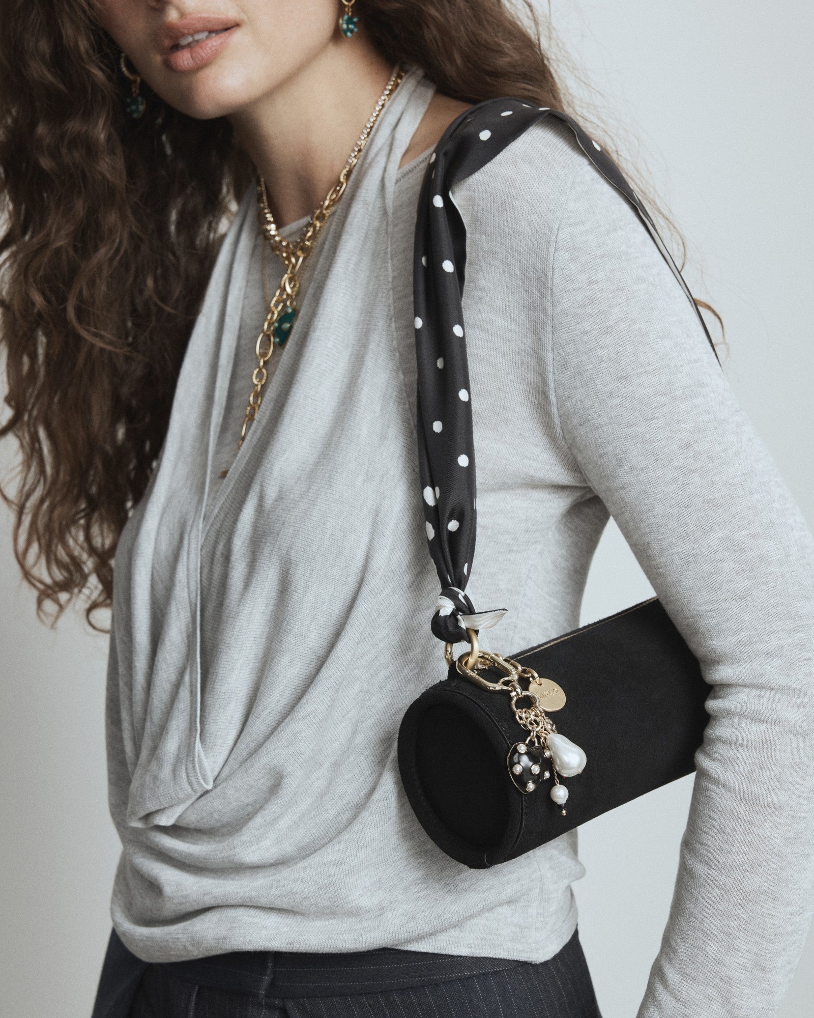 Polka Bag Charm - Multicolour