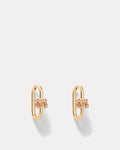 Marla Hoop Earrings - Pink Salt