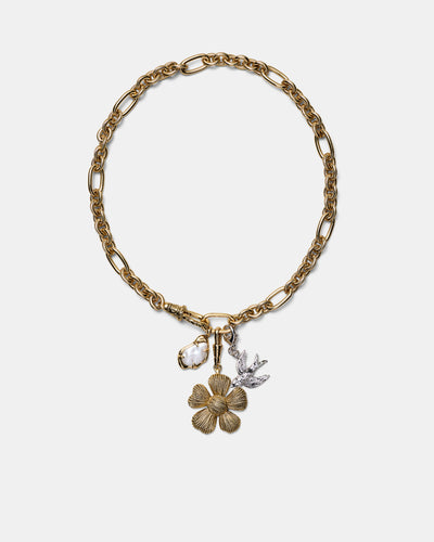 Ornithea Statement Necklace - Gold
