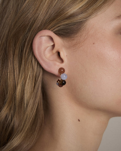 Harbour Side Hoop Earrings - Cornflower Blue
