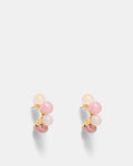 Harbour Side Hoop Earrings - Pink Salt