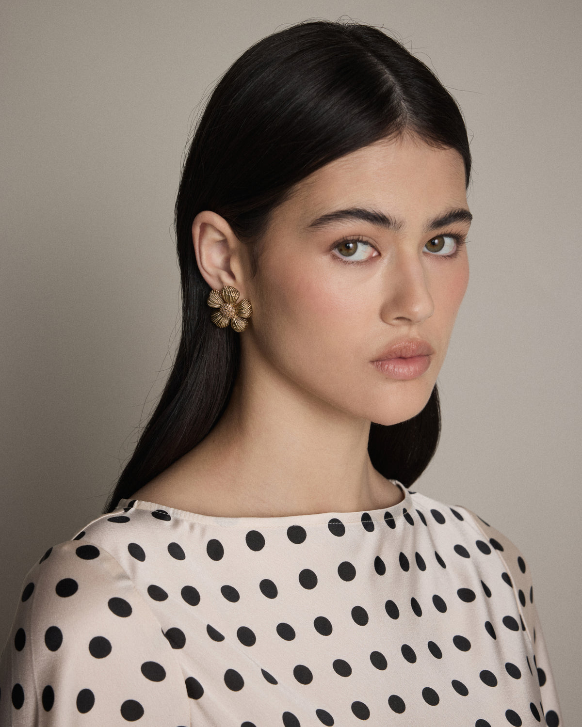 Daisy Dream Stud Earrings - Gold