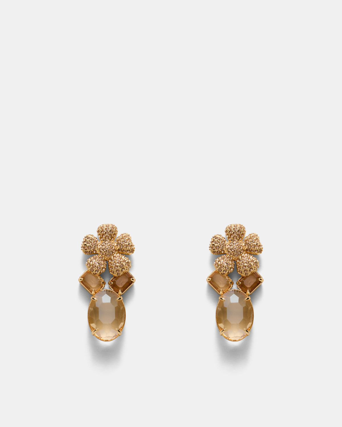 Ornithea Drop Earrings - Gold