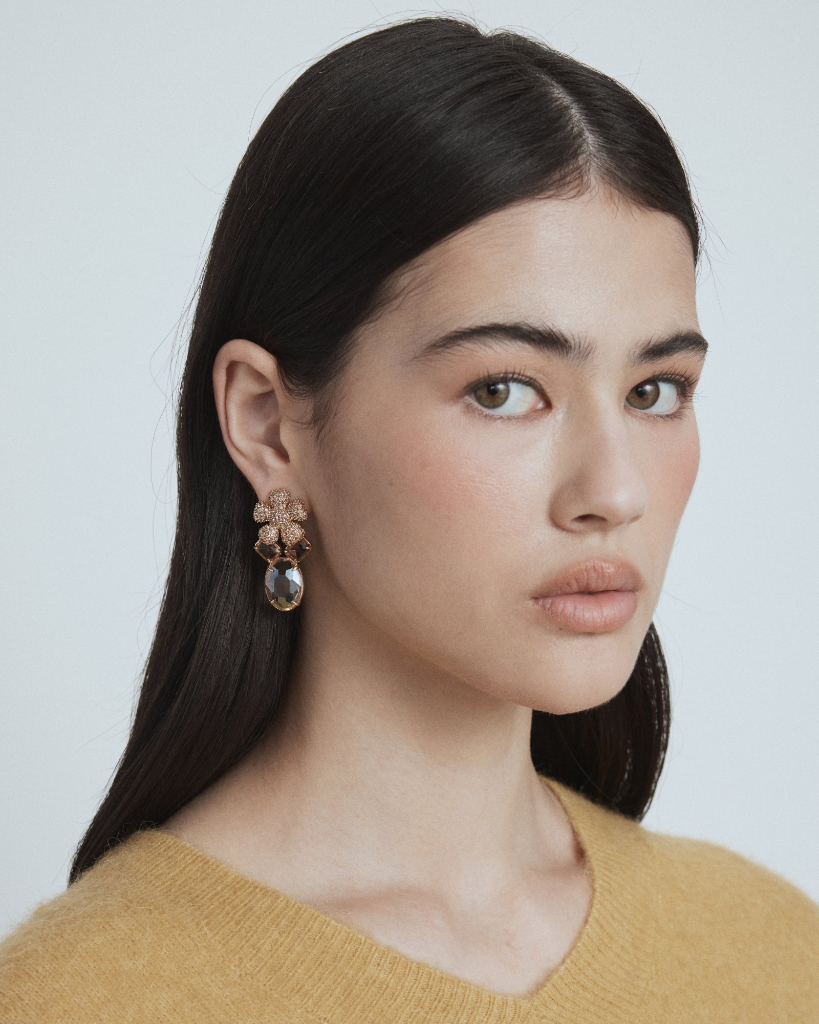 Ornithea Drop Earrings - Gold