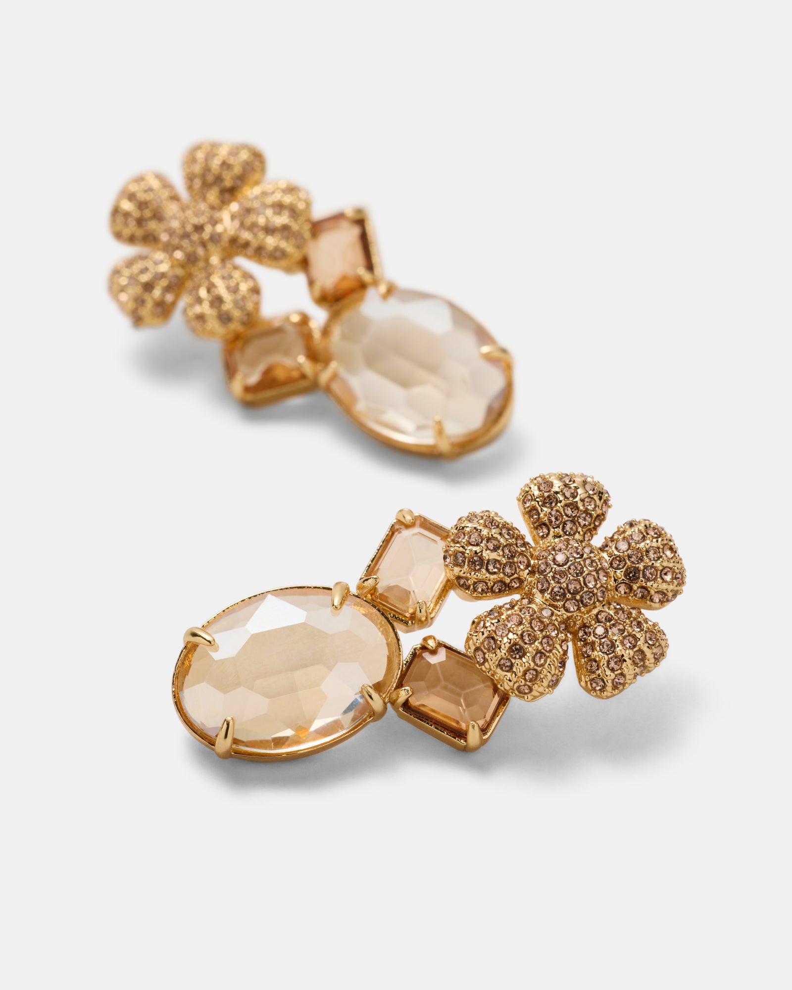 Ornithea Drop Earrings - Gold