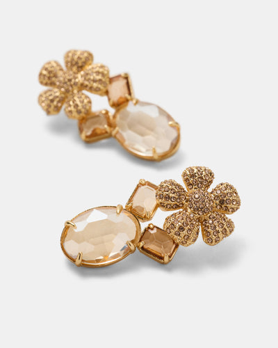Ornithea Drop Earrings - Gold