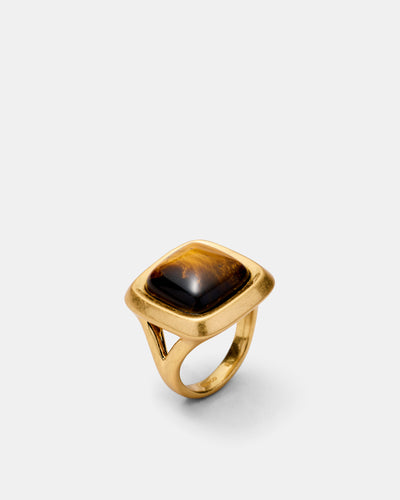 Abundance Stone Ring - Caramel