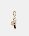 Daisy Dream Bag Charm - Gold Silver