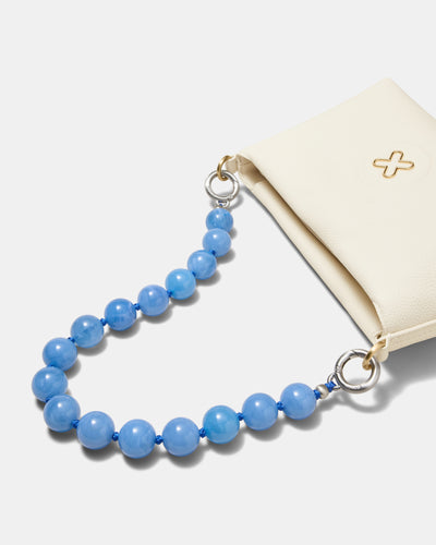 Lady M Bag Necklace - Cornflower Blue