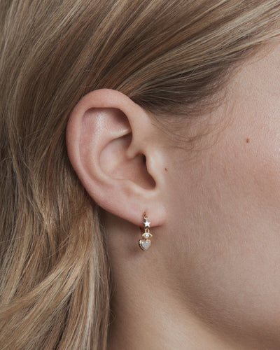 Chime Hoop Earrings - Gold Silver