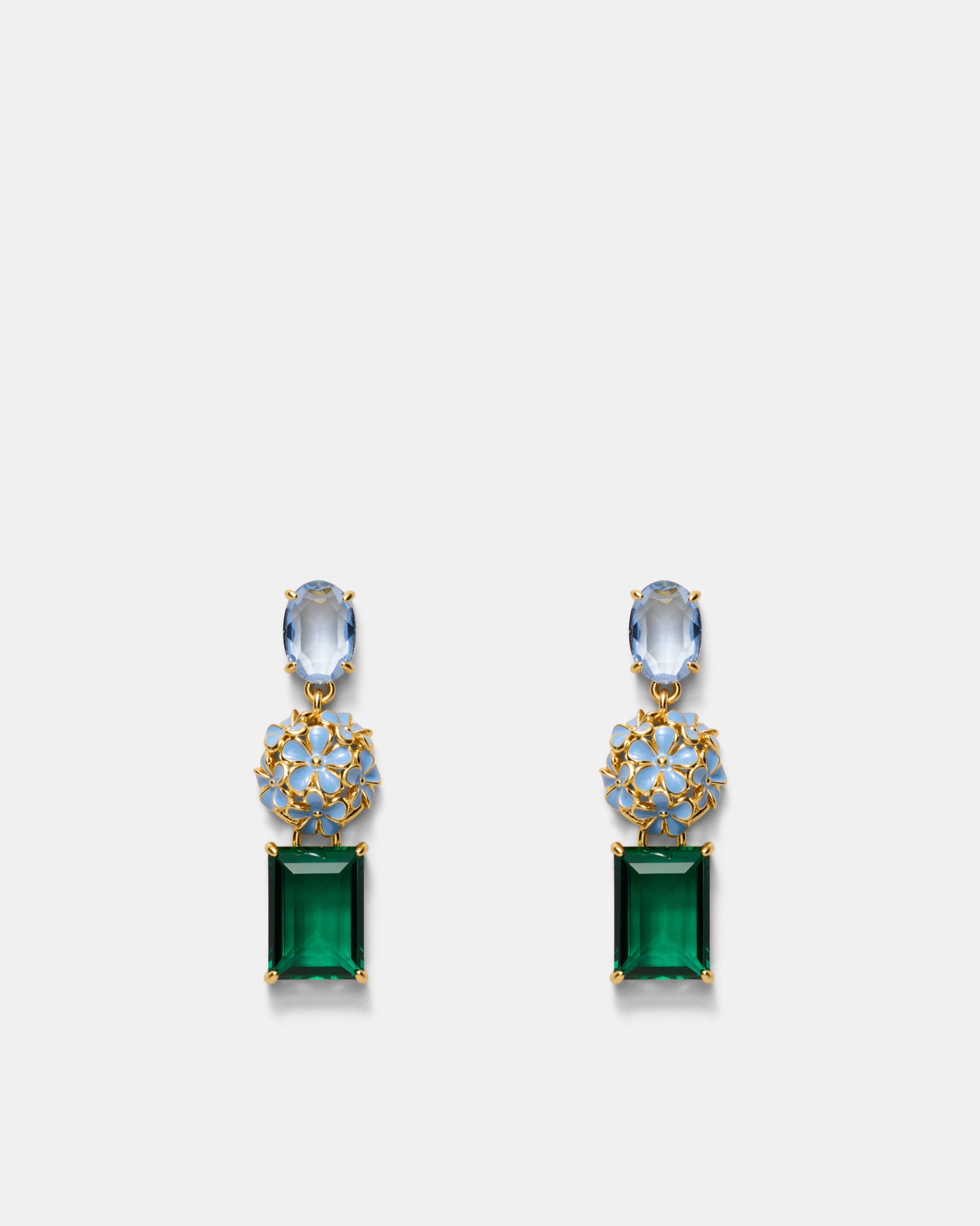 Garden Drop Earrings - Thyme