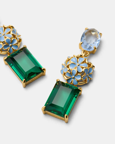 Garden Drop Earrings - Thyme