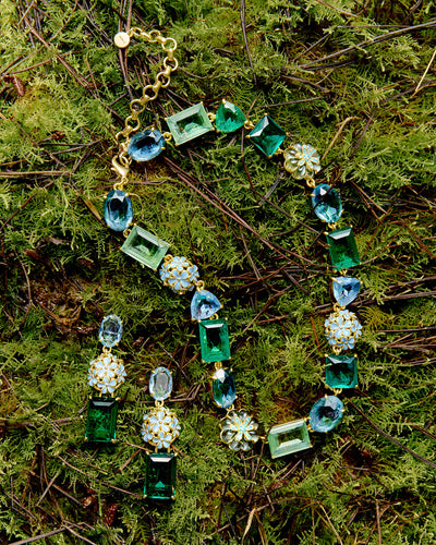 Garden Drop Earrings - Thyme