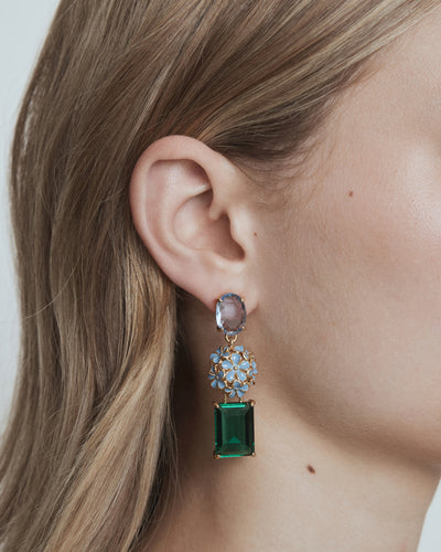 Garden Drop Earrings - Thyme