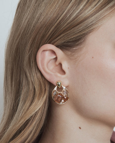 Treasure Earrings - Pink Salt
