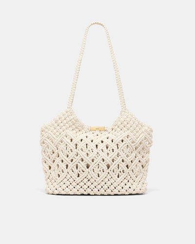 Delta Macrame Tote Bag