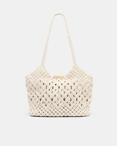 Delta Macrame Tote Bag