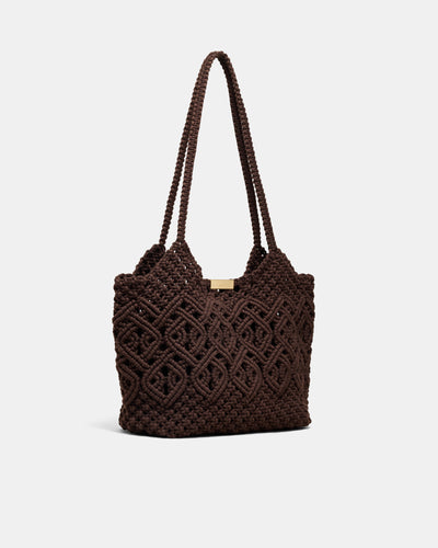 Delta Macrame Tote Bag