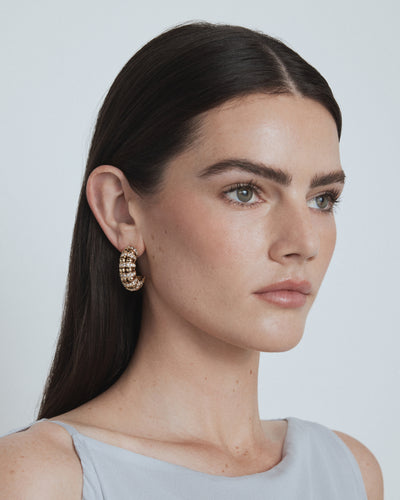 Sun Drift Hoop Earrings