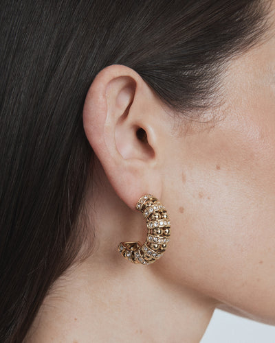 Sun Drift Hoop Earrings