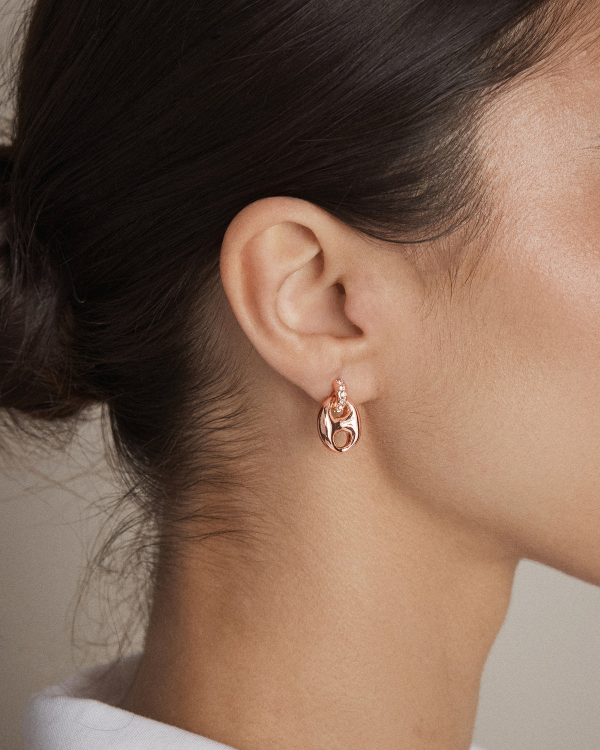 Marina Link Stud Earrings