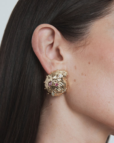 Nautilus Statement Stud Earrings