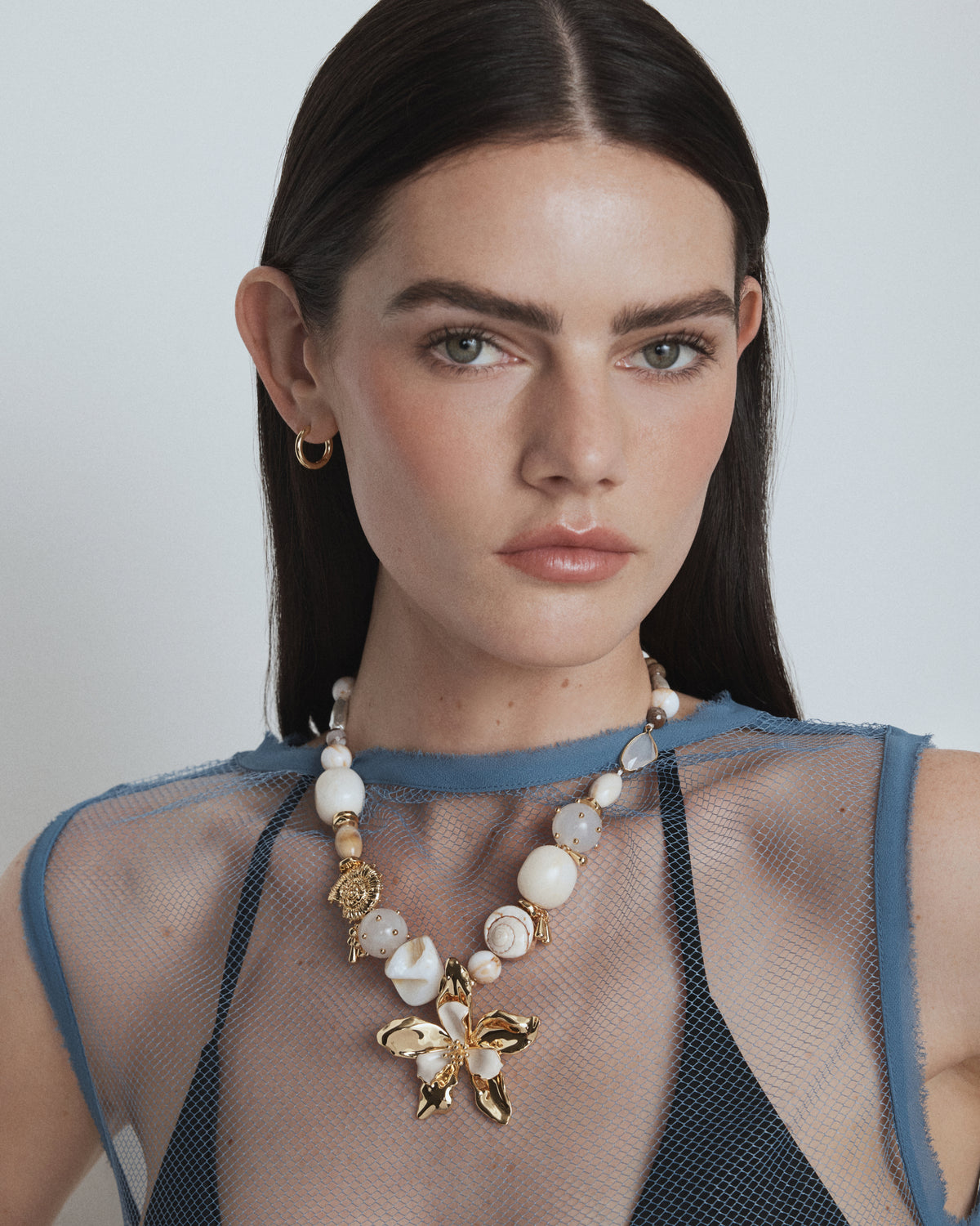 Oleander Statement Necklace