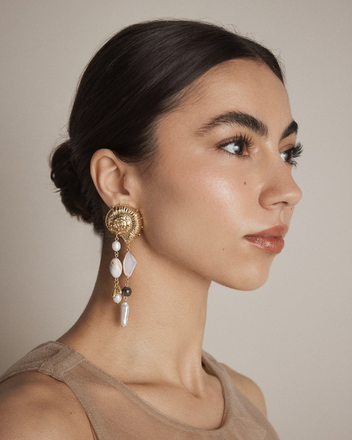 Nautilus Drop Earrings