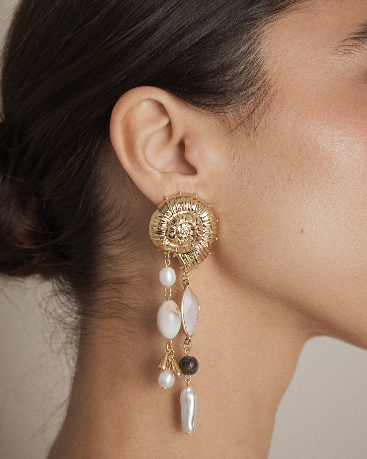 Nautilus Drop Earrings