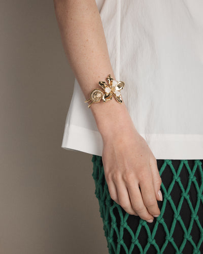 Oleander Cuff Bangle