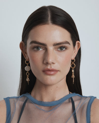 Oleander Link Earrings