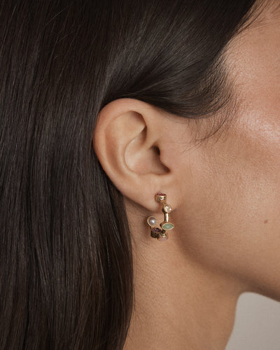 Refina Small Hoop Earrings