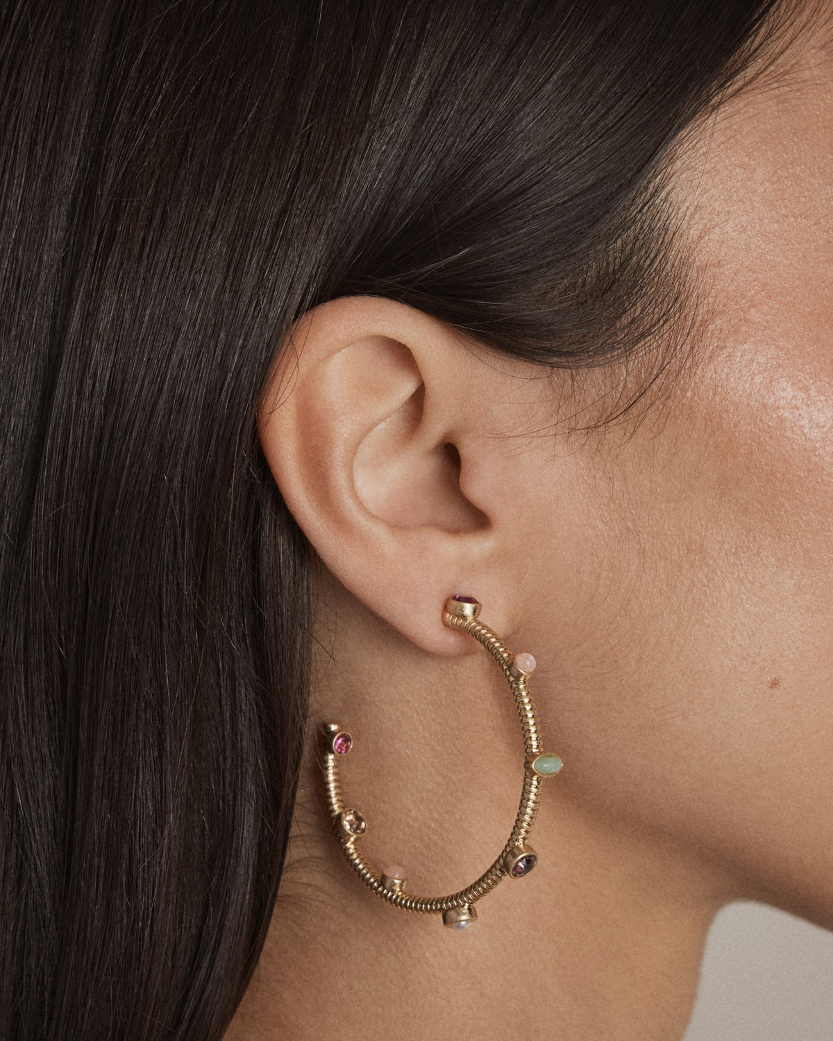Refina Large Hoop Earrings