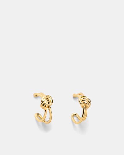 In Knots Hoop Earrings