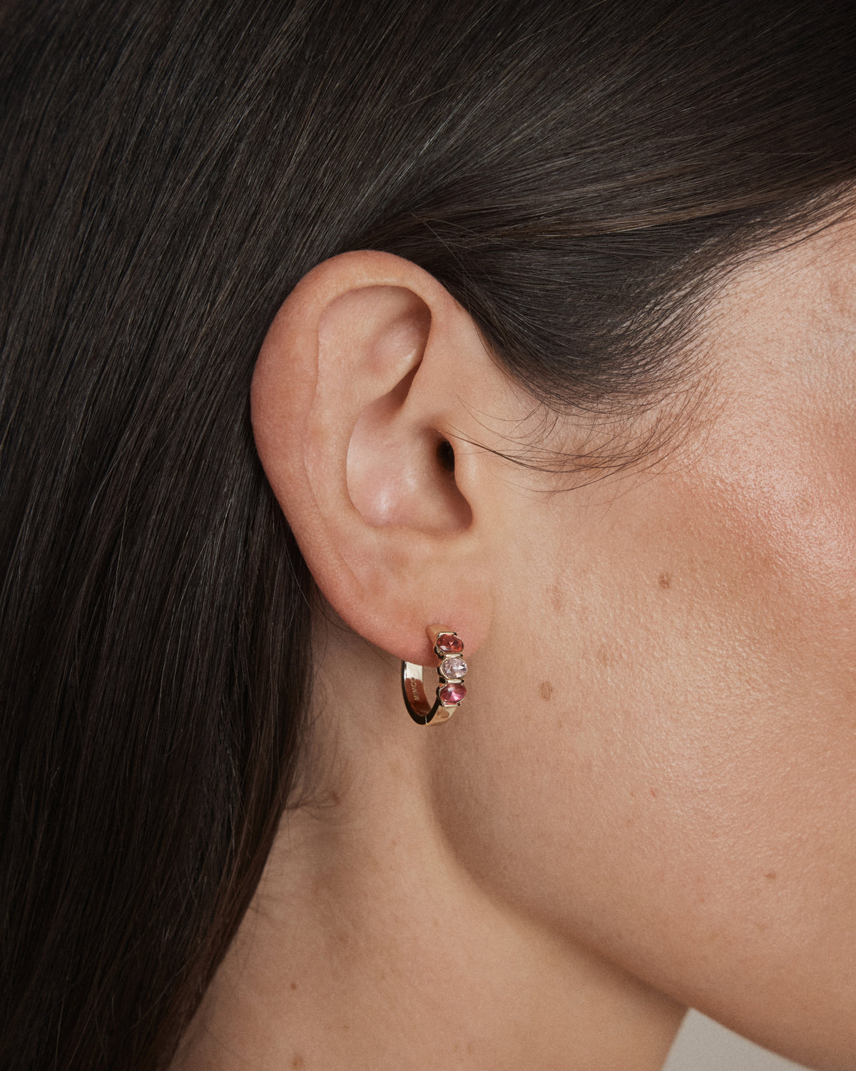 Kaleidos Huggie Earrings