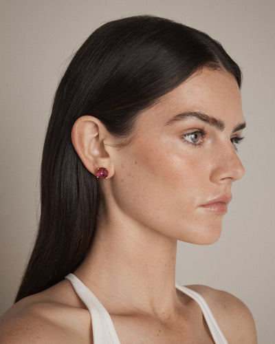Glowy Crystal Stud Earrings