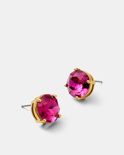 Glowy Crystal Stud Earrings