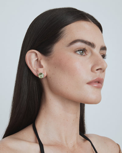 Glowy Crystal Stud Earrings