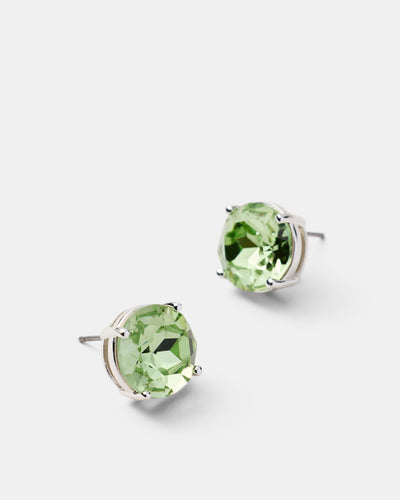 Glowy Crystal Stud Earrings