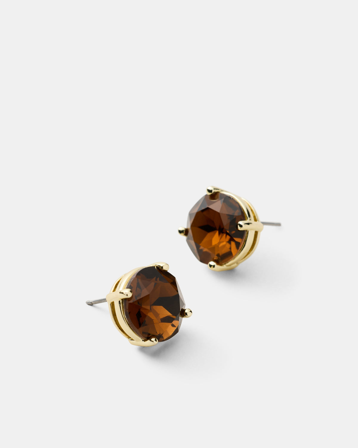 Glowy Crystal Stud Earrings